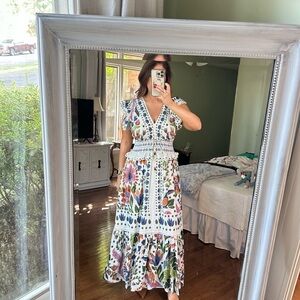 FARM Rio Multicolor Floral Maxi Dress